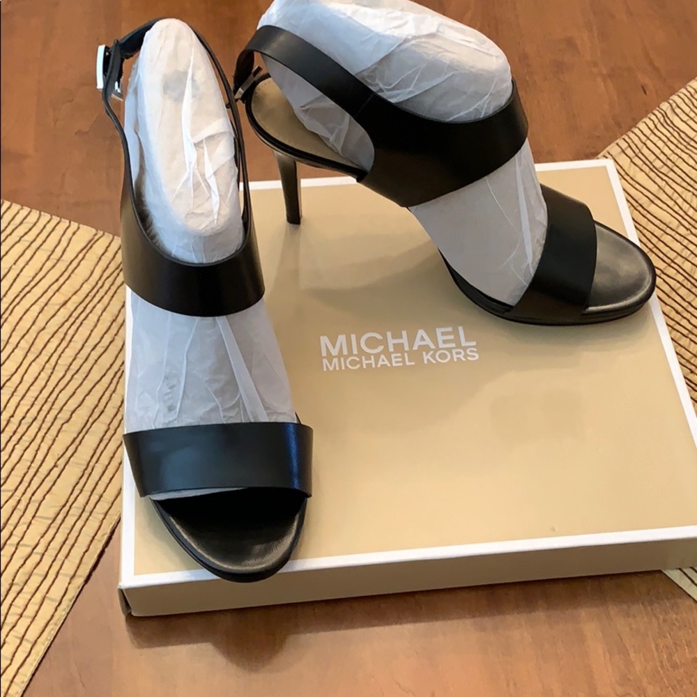 Black Michael Kors heels